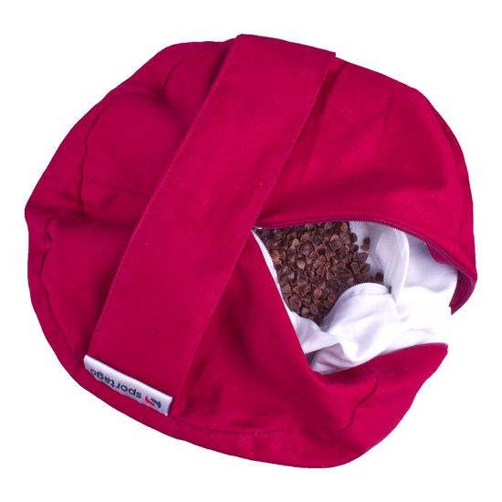 Vankúš na jogu Sportago Pillow, bordová