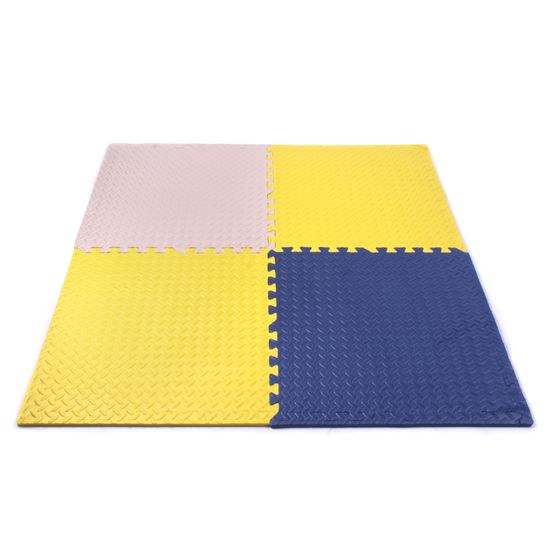 Puzzle podložka Sportago Easy-Lock 60x60x1,2 cm, 4 ks, tmavo modrá