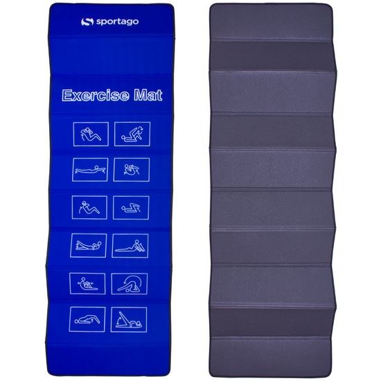 Sportago Tide skládací karimatka 180x60x0,7 cm Modrá