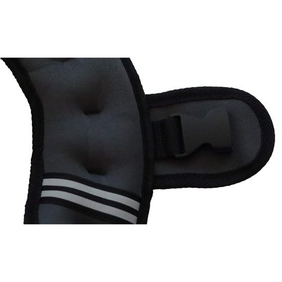 Detail zakončení zatížené části vesty Sportago Brisk - šedá barva