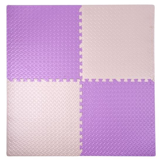 Puzzle podložka Sportago Easy-Lock 60x60x1,2 cm, 4 ks, fialová