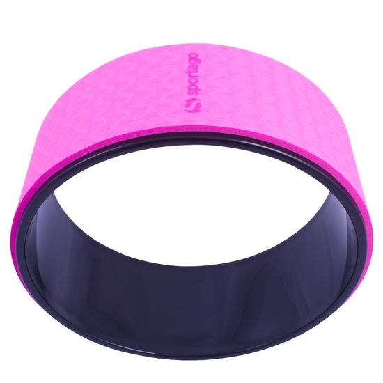 Yoga Wheel Sportago Jiwa, černo-růžová