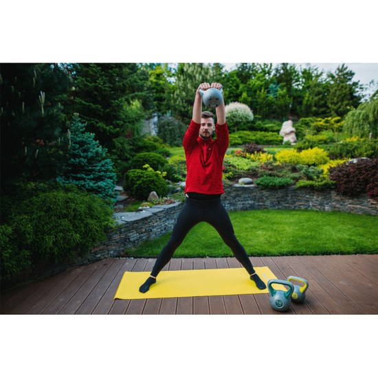 Činka Sportago Kettlebell 6 kg - fialová