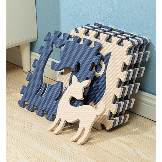 Puzzle podložka Sportago Easy-Lock 30x30x1 cm, 9 ks, zvieratá