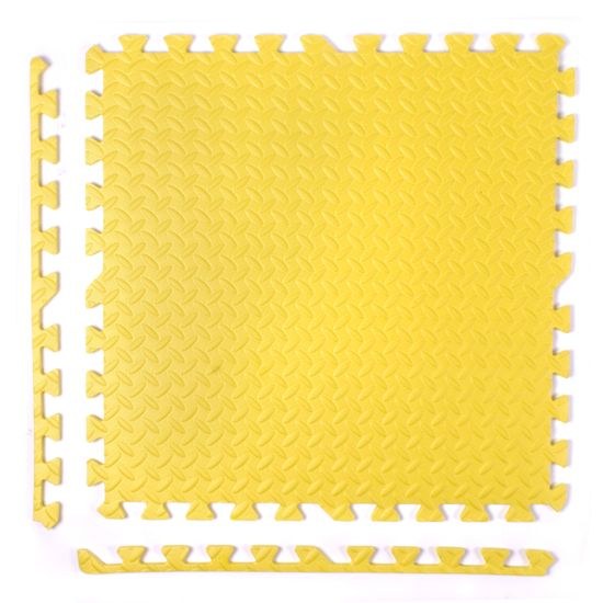 Puzzle podložka Sportago Easy-Lock 60x60x1,2 cm, 4 ks, žltá