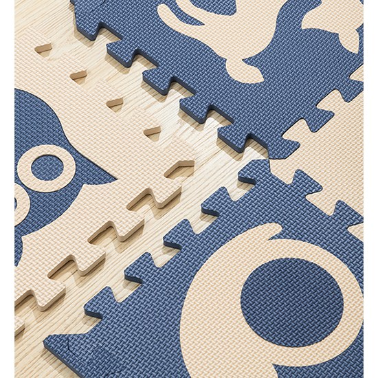 Puzzle podložka Sportago Easy-Lock 30x30x1 cm, 9 ks, zvieratá