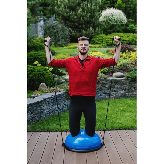 Balanční podložka Sportago Balance Ball - 63 cm šedá