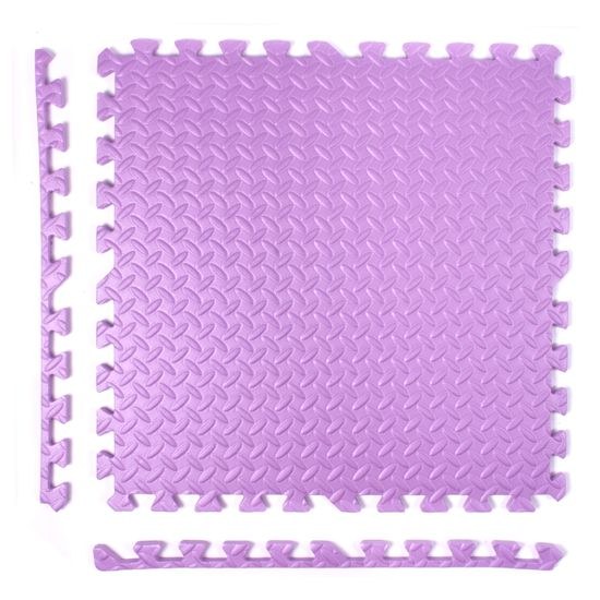 Puzzle podložka Sportago Easy-Lock 60x60x1,2 cm, 4 ks, fialová