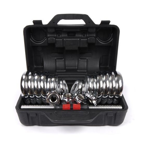 Sportago Premium set jednoručných nakladacích činiek 2x15 kg