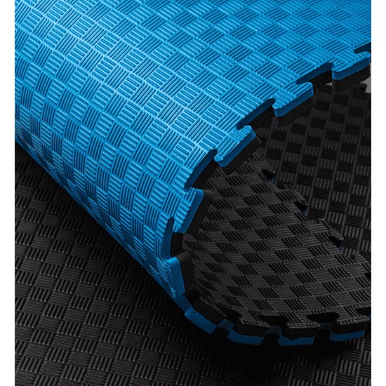 Sportago Tatami Taekwondo podložka 100x100cm čierno-modrá