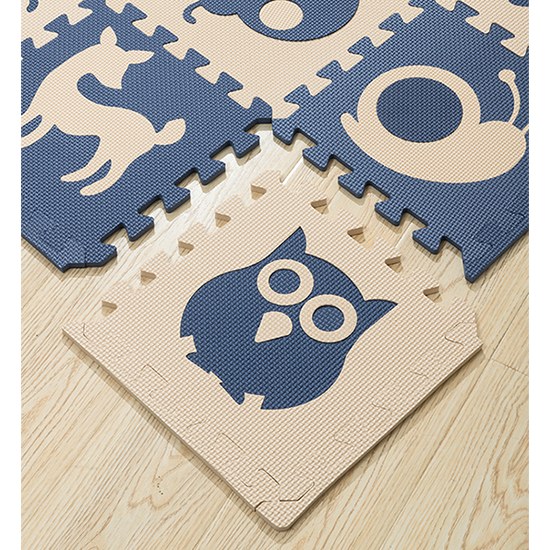 Puzzle podložka Sportago Easy-Lock 30x30x1 cm, 9 ks, zvieratá