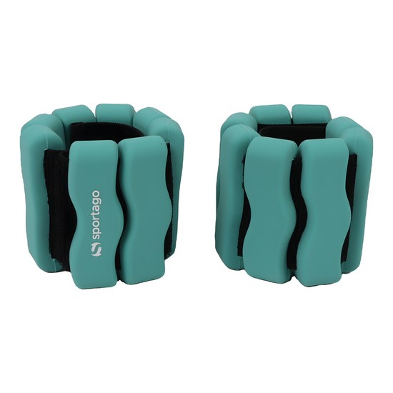 Sportago Fity Wave – silikonové závaží na kotníky a zápěstí 2×0,5 kg