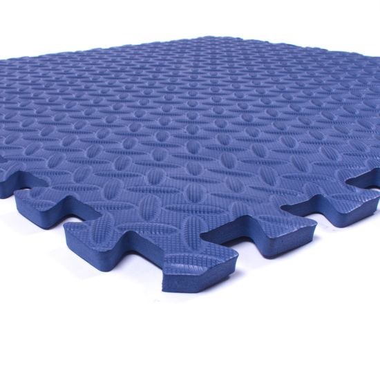 Puzzle podložka Sportago Easy-Lock 60x60x1,2 cm, 4 ks, tmavo modrá