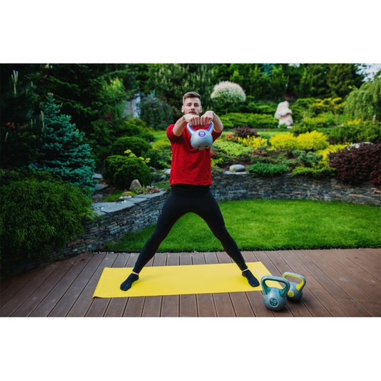 Činka Sportago Kettlebell 2 kg - růžová