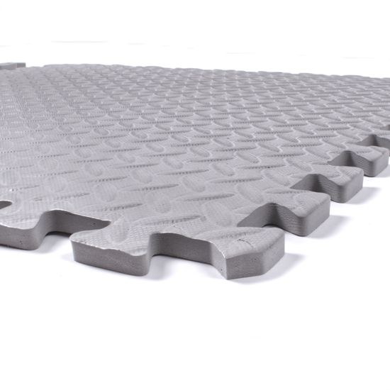 Puzzle podložka Sportago Easy-Lock 60x60x1,2 cm, 4 ks, šedá