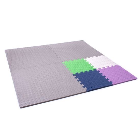 Puzzle podložka Sportago Easy-Lock 60x60x1,2 cm, 4 ks, šedá