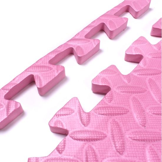 Puzzle podložka Sportago Easy-Lock 60x60x1,2 cm, 4 ks, růžová