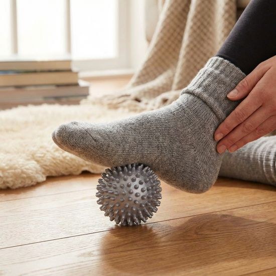 Masážní míček Sportago Hedge 9 cm