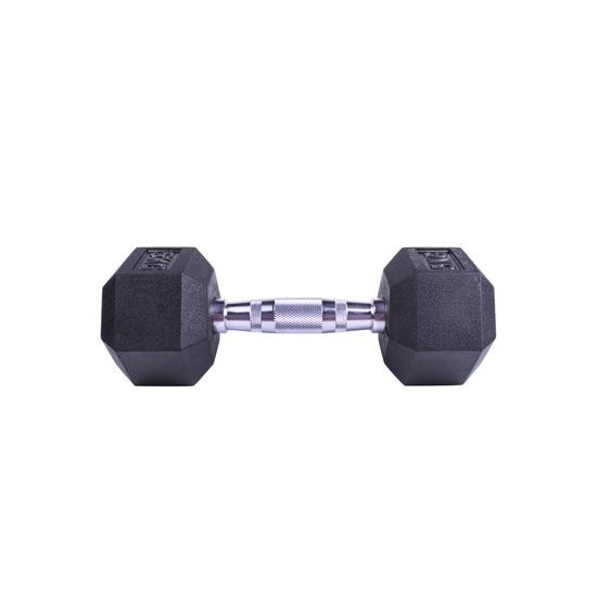 Profi šestihranná pogumovaná činka Sportago Hexagon 5 kg