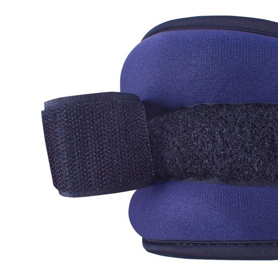 Sportago – neoprénové závažie na zápästie a členky 2×0,5 kg, modré