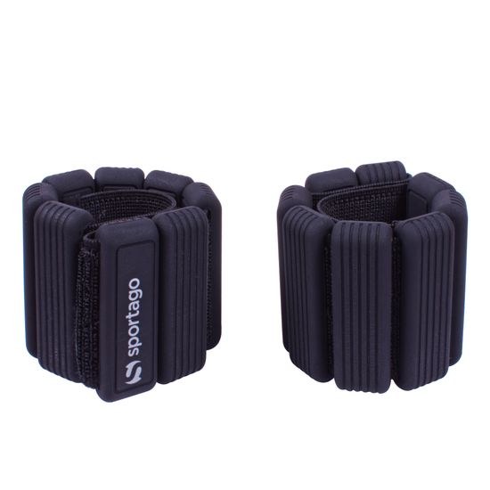 Sportago Fity Groove – pár se zapnutými popruhy, barva černá
