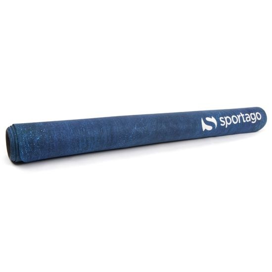 Prémiová semišová podložka na jogu Sportago 185x68x0,15 cm - Zlatý Prúd