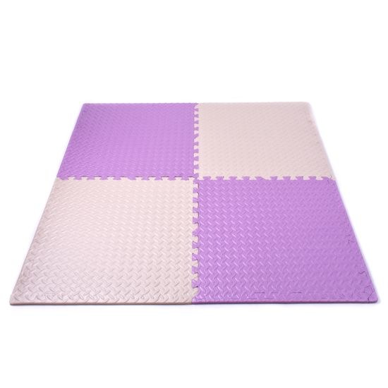 Puzzle podložka Sportago Easy-Lock 60x60x1,2 cm, 4 ks, fialová