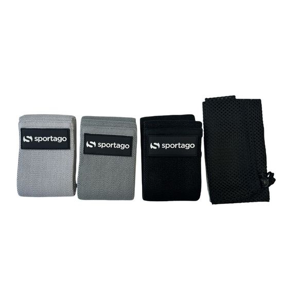 Sportago Hip Band set 3v1 textilných odporových gúm