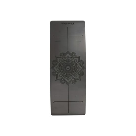 Gumová jogová podložka Sportago Amita 185x68x0,45 cm