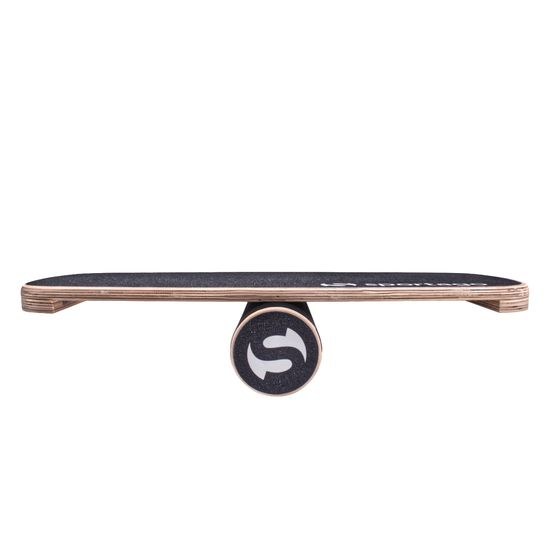 Drevená balančná doska Sportago Swayboard – pohľad z profilu