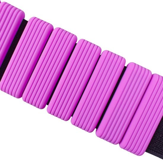 Sportago Fity Groove – detail drážkovaných článků, barva fialová