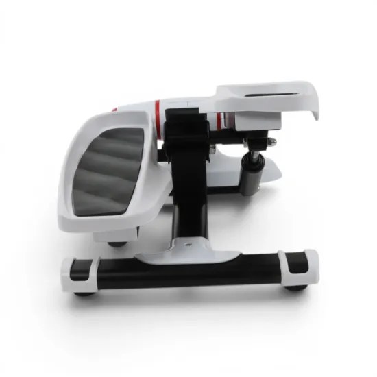 Zadný šikmý pohľad na mini stepper Sportago ProLine s expandérmi