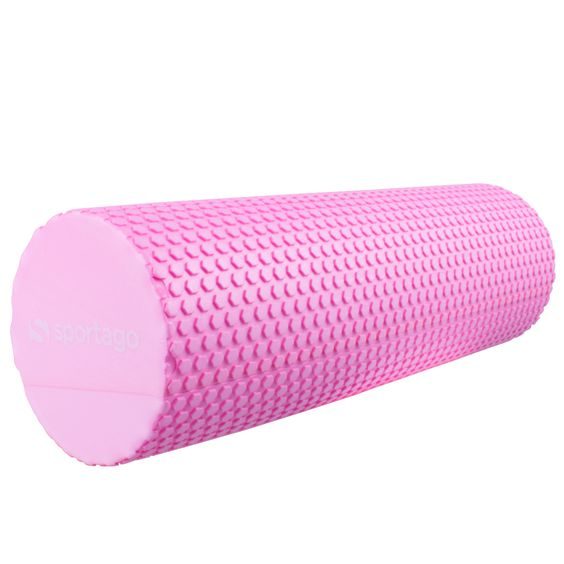 Yoga válec Sportago Seymour 45x15 cm, růžový