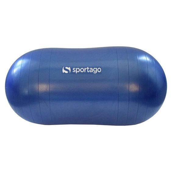 Modrá masážna lopta Sportago Capsule Ball 1200g – čelný pohľad