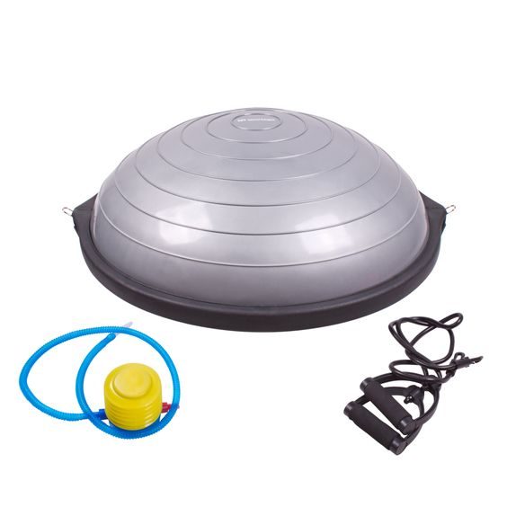 Balanční podložka Sportago Balance Ball - 63 cm šedá