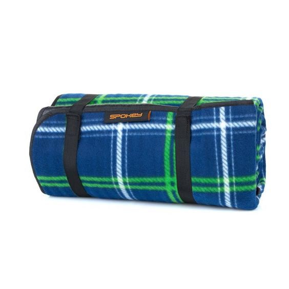 Spokey PICNIC tartan Pikniková deka s popruhom 150 x 180 cm