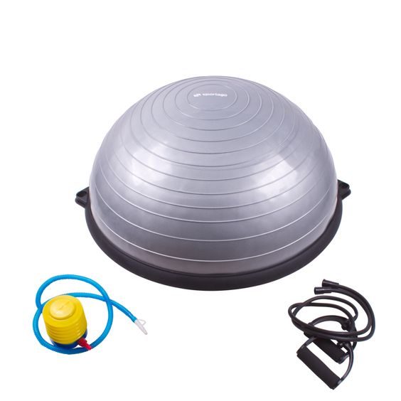 Balanční podložka Sportago Balance Ball - 58 cm šedá