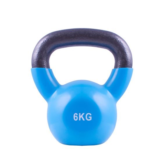 Sportago kovový vinyl Kettlebell 6 kg