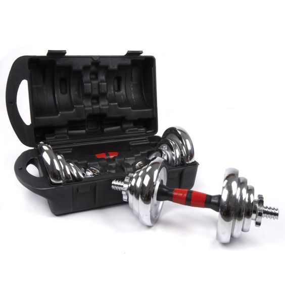 Sportago Premium set jednoručných nakládacích činiek 2x10 kg