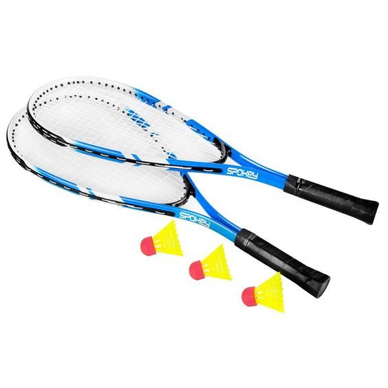 Spokey BUGY Sada na Speedminton - 2 x raketa, 3 x loptička, obal