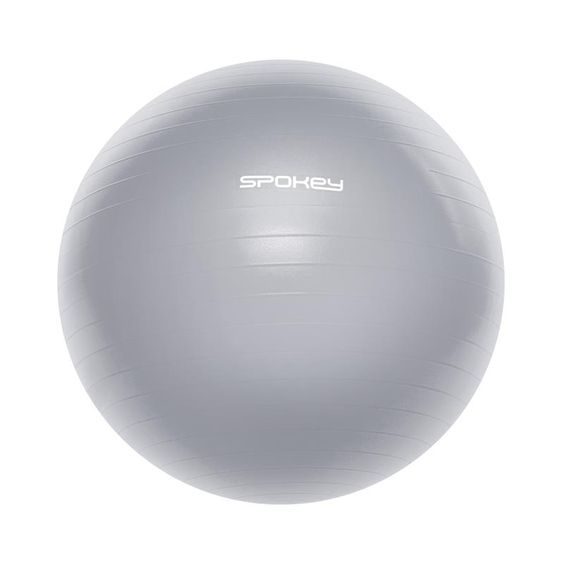 Spokey Fitball III Gymnastická lopta 75 cm vrátane pumpičky, sivý