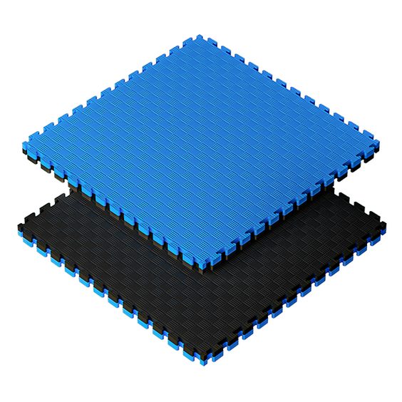 Sportago Tatami Taekwondo podložka 100x100cm černá-modrá