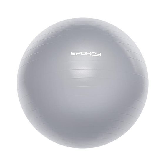 Spokey FITBALL III- Gymnastický míč 65 cm včetně pumpičky šedý