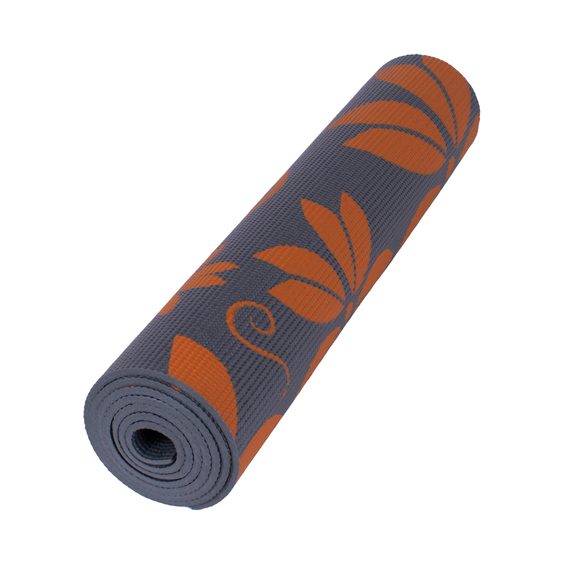 Podložka na cvičení Sportago Yoga Graffi 173x61x0,6 cm, šedá