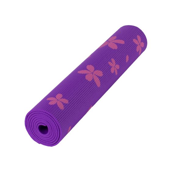 Podložka na cvičenie Sportago Yoga Graffi 173x61x0,5 cm, fialová