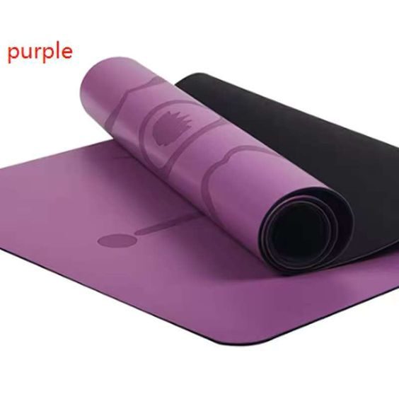 Gumová jogová podložka Sportago Amita 185x68x0,45 cm