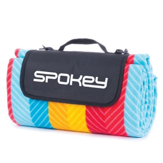 Spokey PICNIC GRAIN Pikniková deka s popruhem 130x150 cm