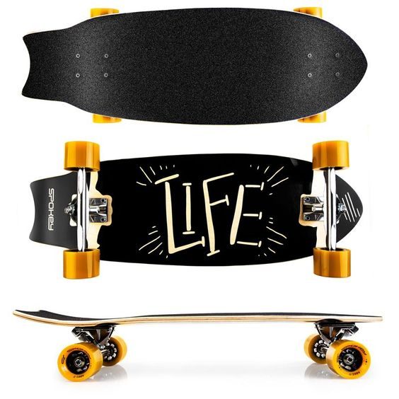 Spokey LIFE Longboard 67,5 x 25,5 cm, ABEC7