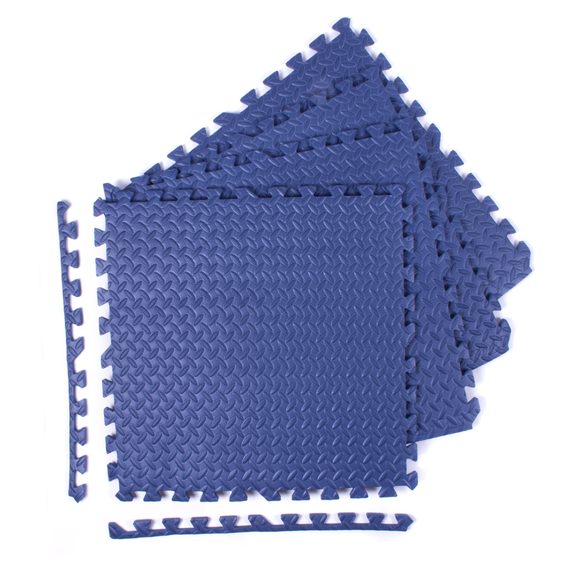 Puzzle podložka Sportago Easy-Lock 60x60x1,2 cm, 4 ks, tmavo modrá