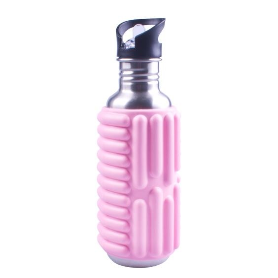Masážní outdoorová láhev Sportago Garrafa  - růžová